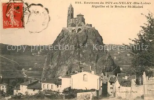 AK / Ansichtskarte Le Puy en Velay Aiguilhe Rocher Saint Michel Kat. Le Puy en Velay