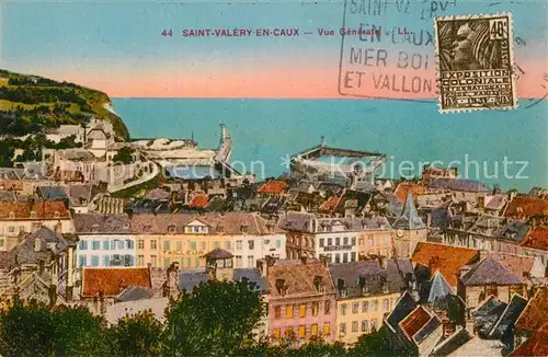 AK / Ansichtskarte Saint Valery en Caux Panorama Kat. Saint Valery en Caux
