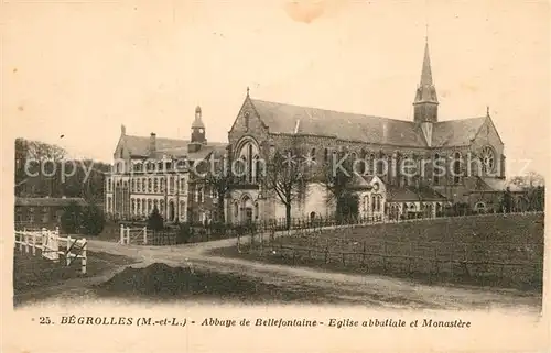 AK / Ansichtskarte Begrolles en Mauges Kloster Bellefontaine Kirche  Kat. Begrolles en Mauges