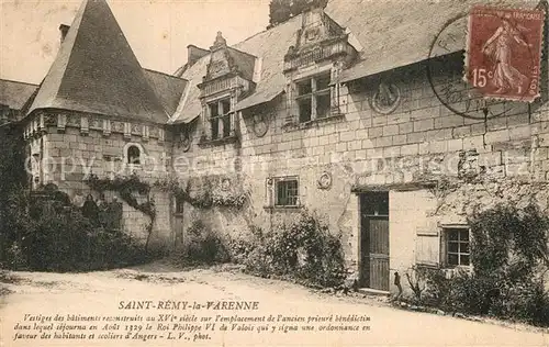 AK / Ansichtskarte Saint Remy la Varenne Chateau Kat. Saint Remy la Varenne