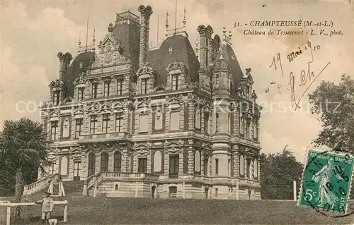 AK / Ansichtskarte Champteusse sur Baconne Chateau Tessevourt Kat. Champteusse sur Baconne