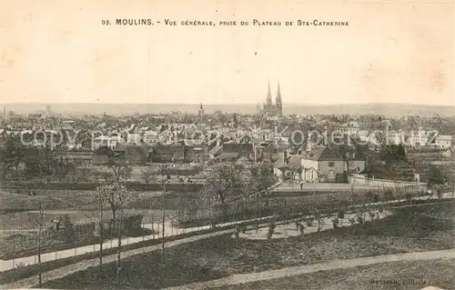 AK / Ansichtskarte Moulins Allier Panorama Plateau Saint Catherine Kat. Moulins