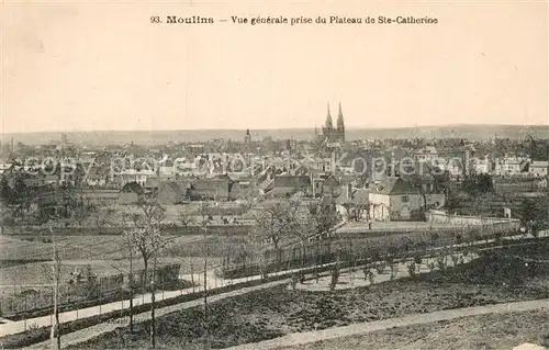 AK / Ansichtskarte Moulins Allier Panorama Plateau Saint Catherine Kat. Moulins