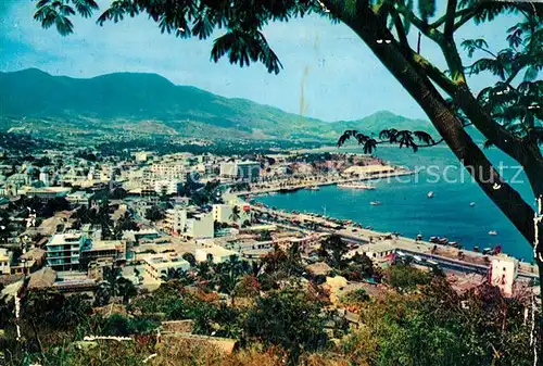 AK / Ansichtskarte Acapulco Gesamtansicht mit Hafen Kat. Acapulco