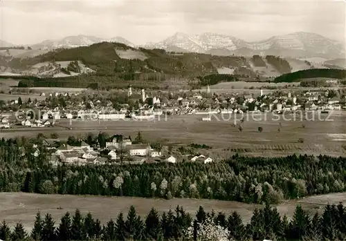 AK / Ansichtskarte Isny Allgaeu Panorama Neutrauchburg Kat. Isny im Allgaeu