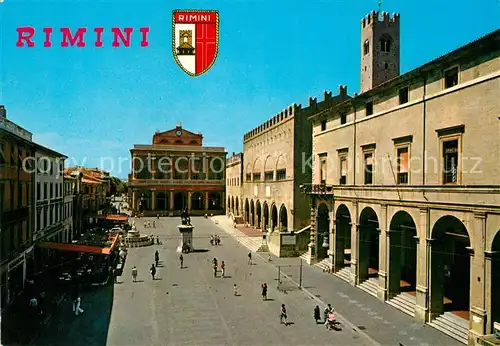 AK / Ansichtskarte Rimini Cavour Platz Kat. Rimini