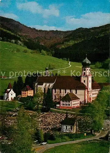 AK / Ansichtskarte Muenstertal Schwarzwald Pfarrkirche  Sankt Trudpert Kat. Muenstertal