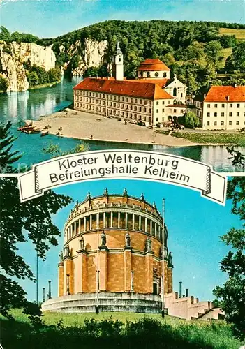 AK / Ansichtskarte Weltenburg Kelheim Befreiungshalle Kloster  Kat. Kelheim