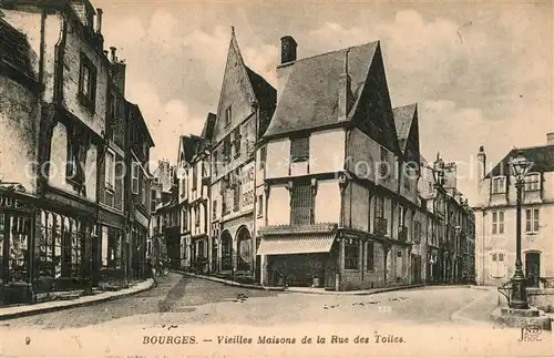 AK / Ansichtskarte Bourges Vieilles Maisons de la Rue des Toiles Kat. Bourges