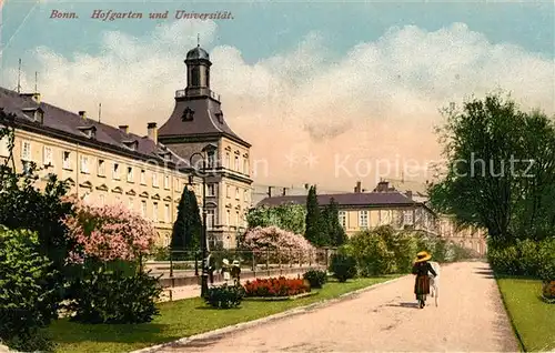 AK / Ansichtskarte Bonn Rhein Hofgarten und Universitaet Kat. Bonn