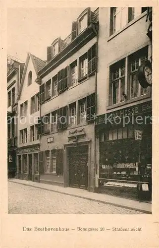 AK / Ansichtskarte Bonn Rhein Beethofenhaus Bonngasse 20 Kat. Bonn