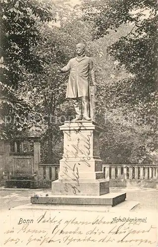 AK / Ansichtskarte Bonn Rhein Ardtdenkmal Kat. Bonn