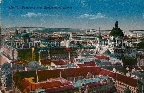 AK / Ansichtskarte Berlin Blick vom Rathausturm  Kat. Berlin