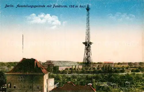 AK / Ansichtskarte Berlin Ausstellungsgelaende am Funkturm  Kat. Berlin