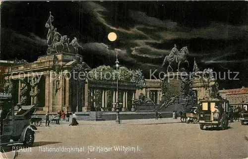 AK / Ansichtskarte Berlin Nationaldenkmal fuer Kaiser Wilhelm 1. Kat. Berlin