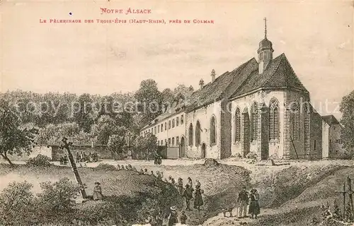 AK / Ansichtskarte Trois Epis Haut Rhin Elsass Notre Alsace Pelerinage Kat. Ammerschwihr