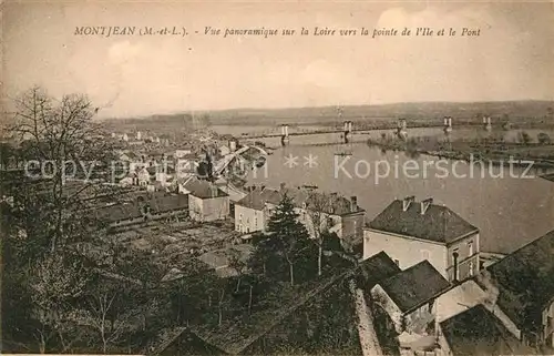 AK / Ansichtskarte Montjean sur Loire Panorama Kat. Montjean sur Loire