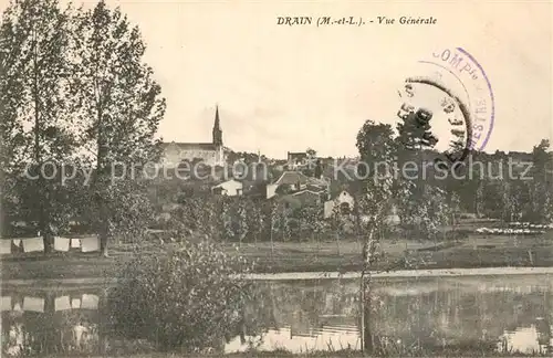 AK / Ansichtskarte Drain Maine et Loire Panorama Kat. Drain