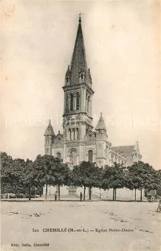 AK / Ansichtskarte Chemille Melay Kirche Notre Dame