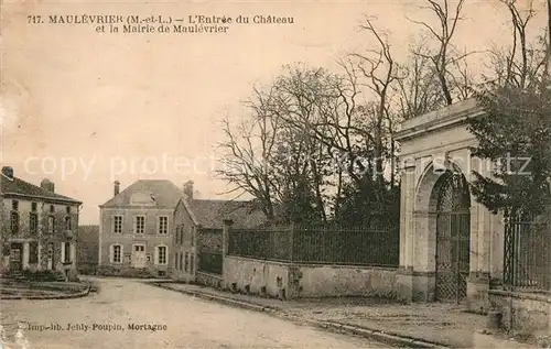 AK / Ansichtskarte Maulevrier Eingang Chateau Mairie de Maulevrier Kat. Maulevrier