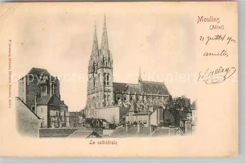AK / Ansichtskarte Moulins Allier Cathedrale Kat. Moulins