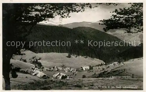 AK / Ansichtskarte Muggenbrunn Gesamtansicht  Kat. Todtnau