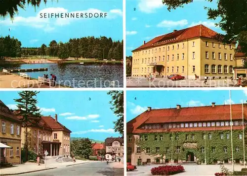 Seifhennersdorf Waldbach Silberteich Ferienheim Kretscham Filmtheater Rathaus Kat. Seifhennersdorf
