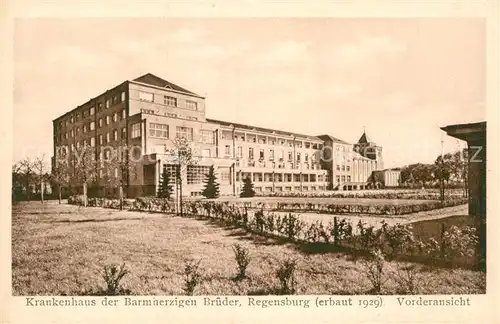 AK / Ansichtskarte Regensburg Krankenhaus der Barmherzigen Brueder Kat. Regensburg