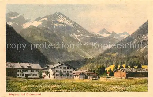 AK / Ansichtskarte Birgsau Panorama Kat. Oberstdorf
