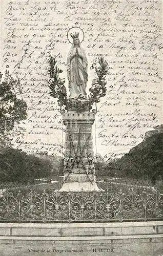 AK / Ansichtskarte Feillens Statue de la Vierge couronnee Kat. Feillens