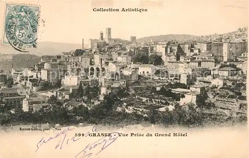 AK / Ansichtskarte Grasse Alpes Maritimes Vue prise du Grand Hotel Collection Artistique Kat. Grasse