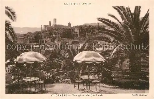 AK / Ansichtskarte Grasse Alpes Maritimes Vue generale cote est Kat. Grasse