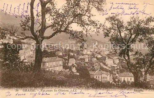 AK / Ansichtskarte Grasse Alpes Maritimes Vue entre les Oliviers Kat. Grasse