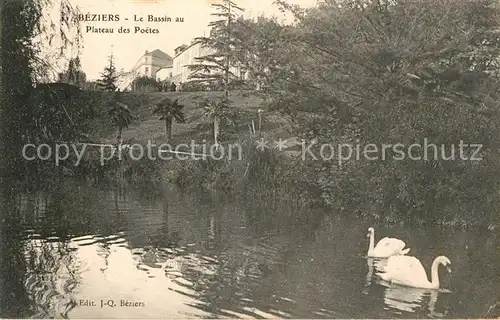 AK / Ansichtskarte Beziers Bassin au Plateau des Poetes Kat. Beziers