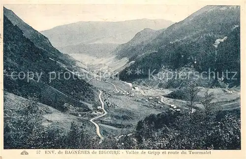 AK / Ansichtskarte Bagneres de Bigorre Vallee de Gripp et Route du Tourmalet Kat. Bagneres de Bigorre