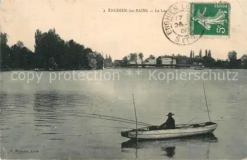 AK / Ansichtskarte Enghien les Bains Le Lac Kat. Enghien les Bains