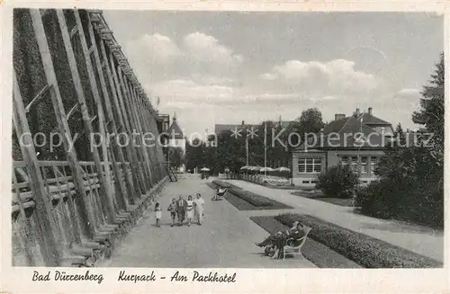 AK / Ansichtskarte Bad Duerrenberg Kurpark Am Parkhotel  Kat. Bad Duerrenberg