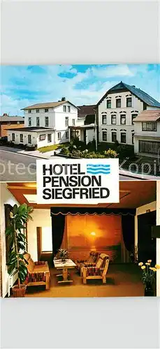 AK / Ansichtskarte Buesum Nordseebad Hotel Pension Siegfried Kat. Buesum