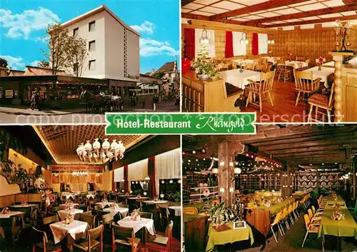 AK / Ansichtskarte Koenigswinter Hotel Restaurant Rheingold  Kat. Koenigswinter