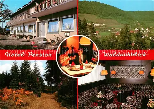 AK / Ansichtskarte Oberschwandorf Haiterbach Hotel Pension Waldachblick Kat. Haiterbach