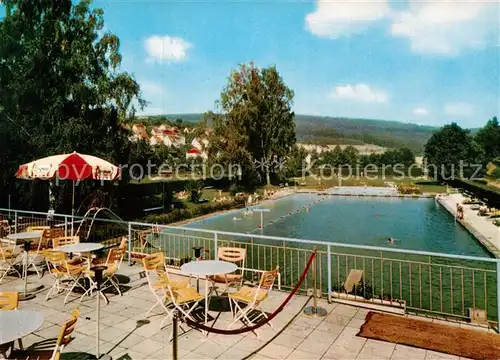 AK / Ansichtskarte Brueckenau Bad Mineralschwimmbad Kat. Bad Brueckenau