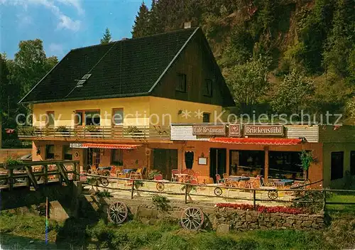 AK / Ansichtskarte Wildemann Hotel Pension Zur Bruecke Kat. Wildemann Harz