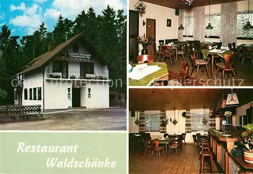 AK / Ansichtskarte Alflen Restaurant Waldschaenke Kat. Alflen