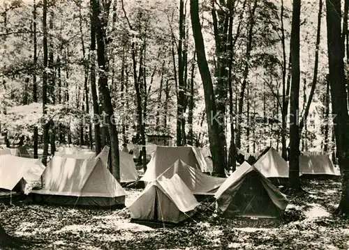 AK / Ansichtskarte Bansin Ostseebad Campingplatz Kat. Heringsdorf