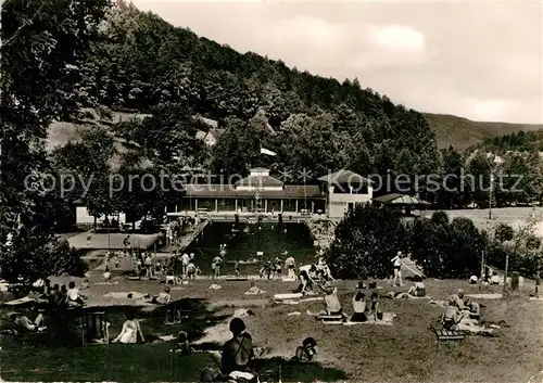 AK / Ansichtskarte Herrenalb Loeffenau Schwarzwald Schwimmbad Kat. March