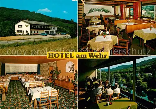 AK / Ansichtskarte Bollendorf Suedeifel Hotel Pension Am Wehr