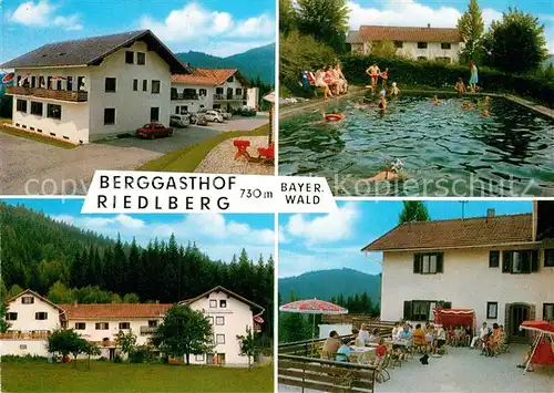 AK / Ansichtskarte Drachselsried Pension Berggasthof Riedlberg Kat. Drachselsried
