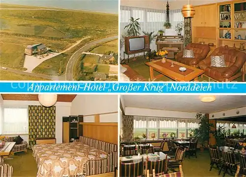 AK / Ansichtskarte Norddeich Ostfriesland Appartement Hotel Restaurant Grosser Krug Kat. Norden