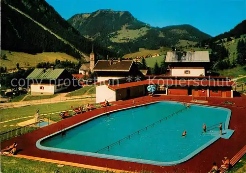 AK / Ansichtskarte Hinterstein Bad Hindelang Schwimmbad