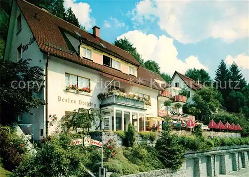 AK / Ansichtskarte Triberg Schwarzwald Hotel Pension Bergcafe Boerschig Kat. Triberg im Schwarzwald